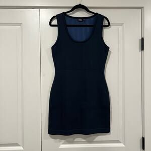 Kate Spade Saturday Women's Short Sleeveless Scuba Dress in Navy‎ Size Medium